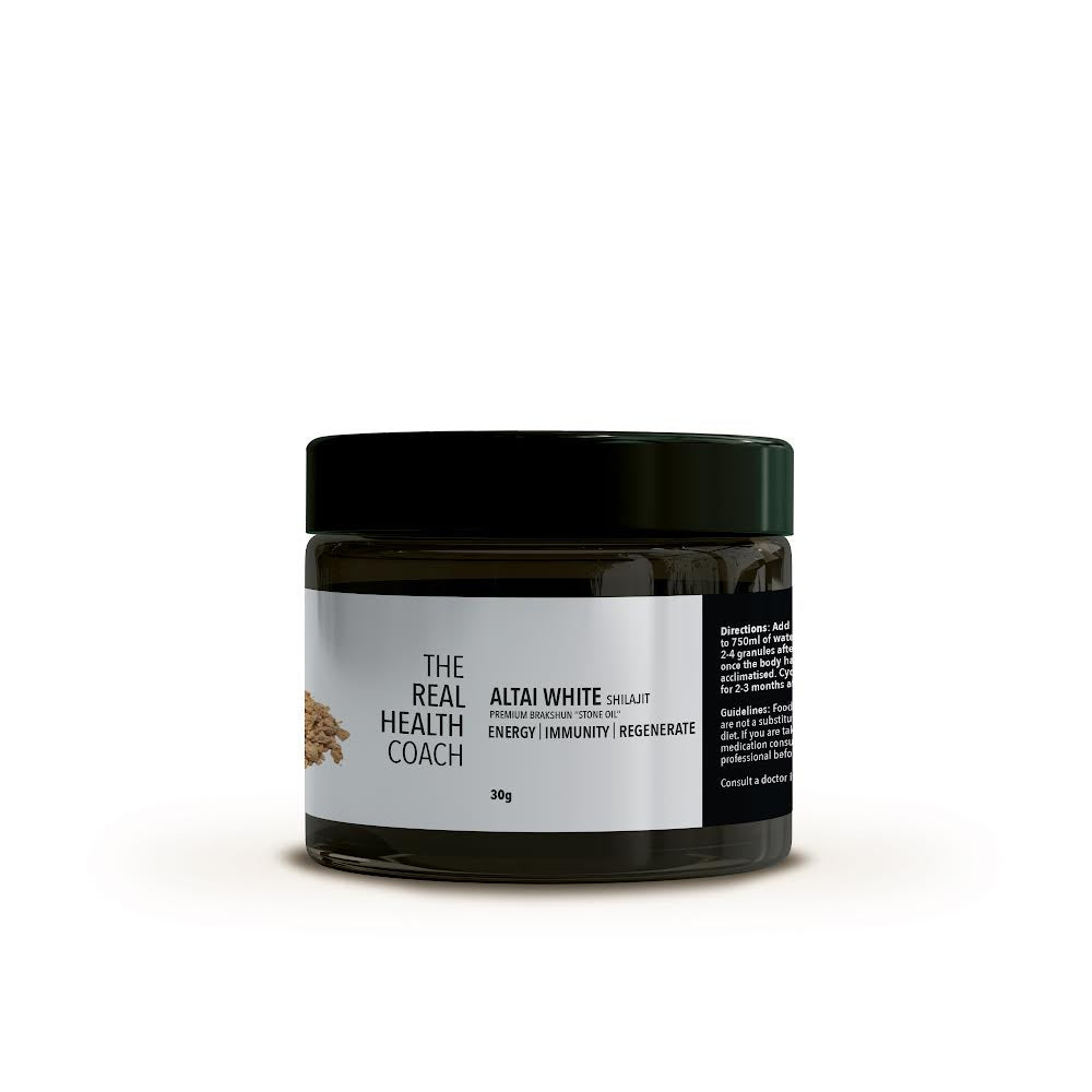 TRHS White Shilajit (Brakshun stone oil) food of the immortals - 30 grams