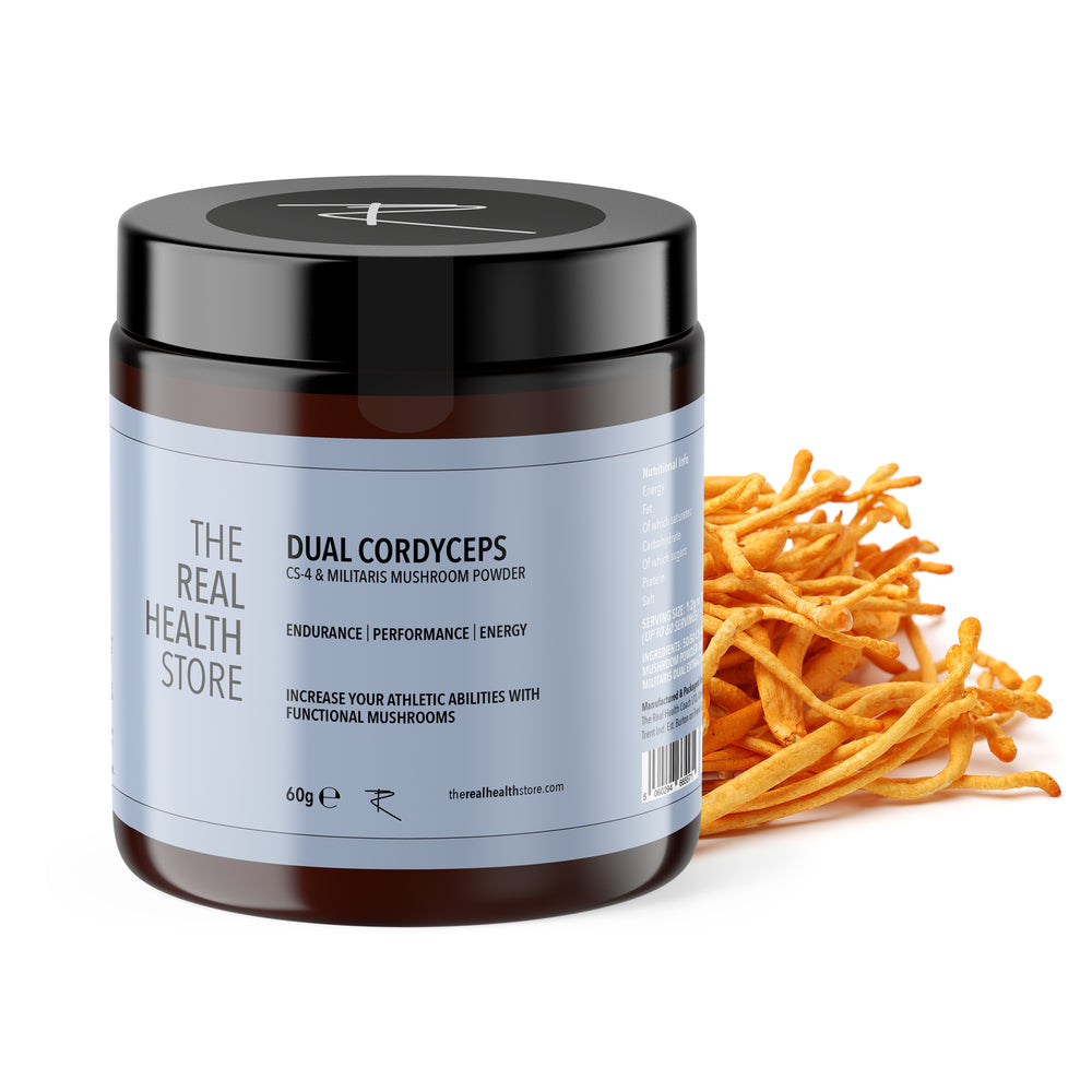 TRHS Dual Cordyceps Mushroom Powder (CS-4 & Militaris Mix) - 60grams