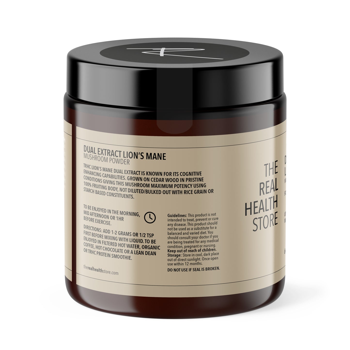 
                  
                    TRHS Dual Extract Lion's Mane Mushroom Powder - 60grams
                  
                