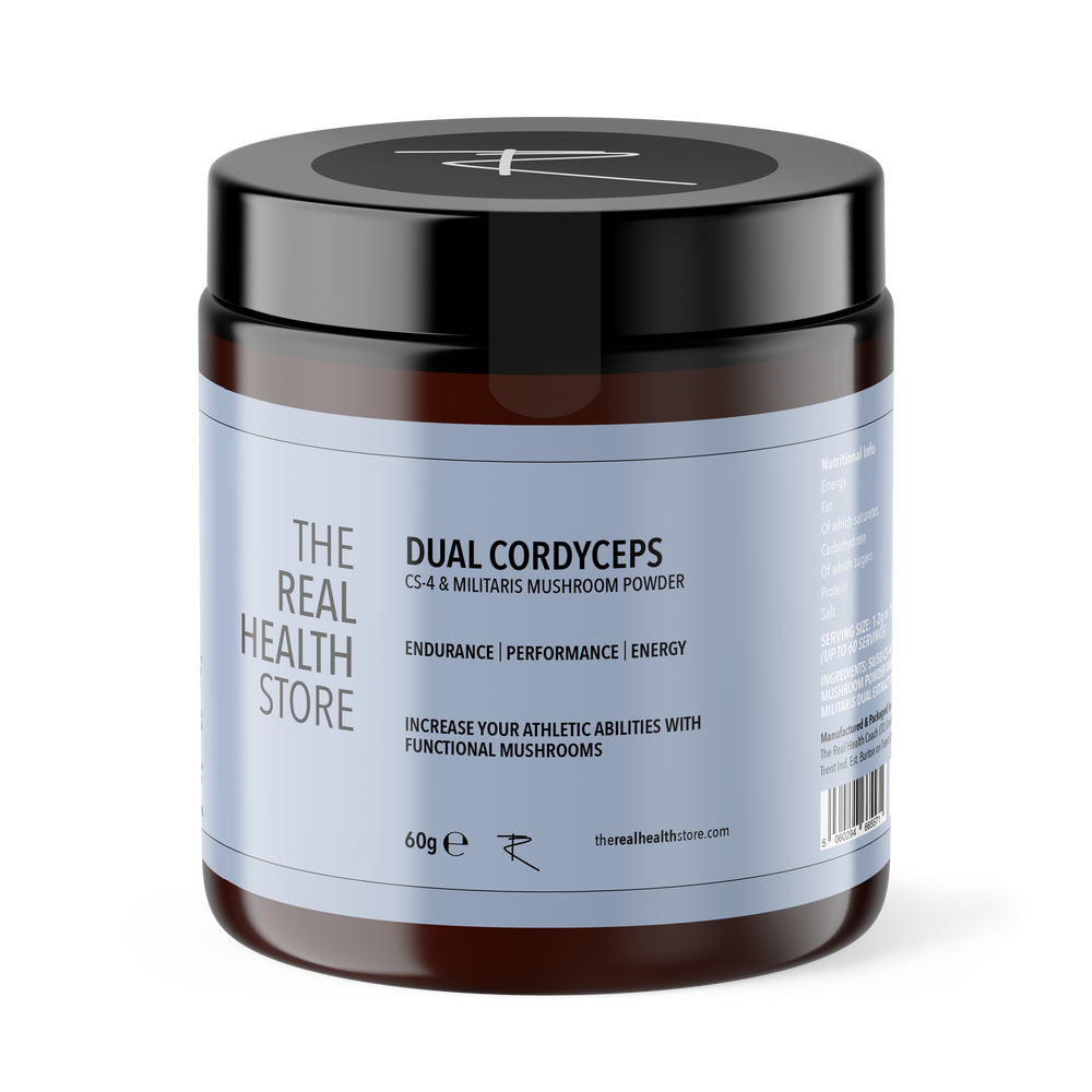 TRHS Dual Cordyceps Mushroom Powder (CS-4 & Militaris Mix) - 60grams