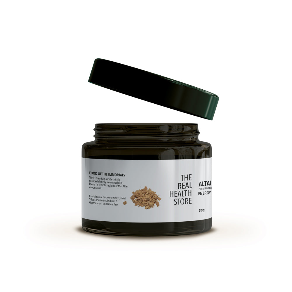 TRHS White Shilajit (Brakshun stone oil) food of the immortals - 30 grams
