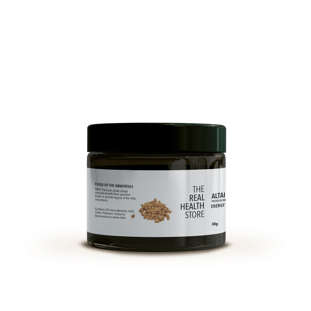 TRHS White Shilajit (Brakshun stone oil) food of the immortals - 30 grams