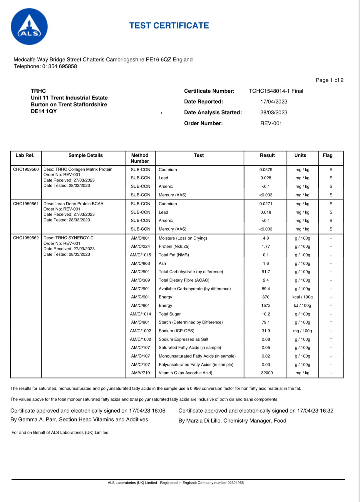 
                  
                    TRHS Collagen Peptide Matrix Protein, 20 Grams Of Protein
                  
                