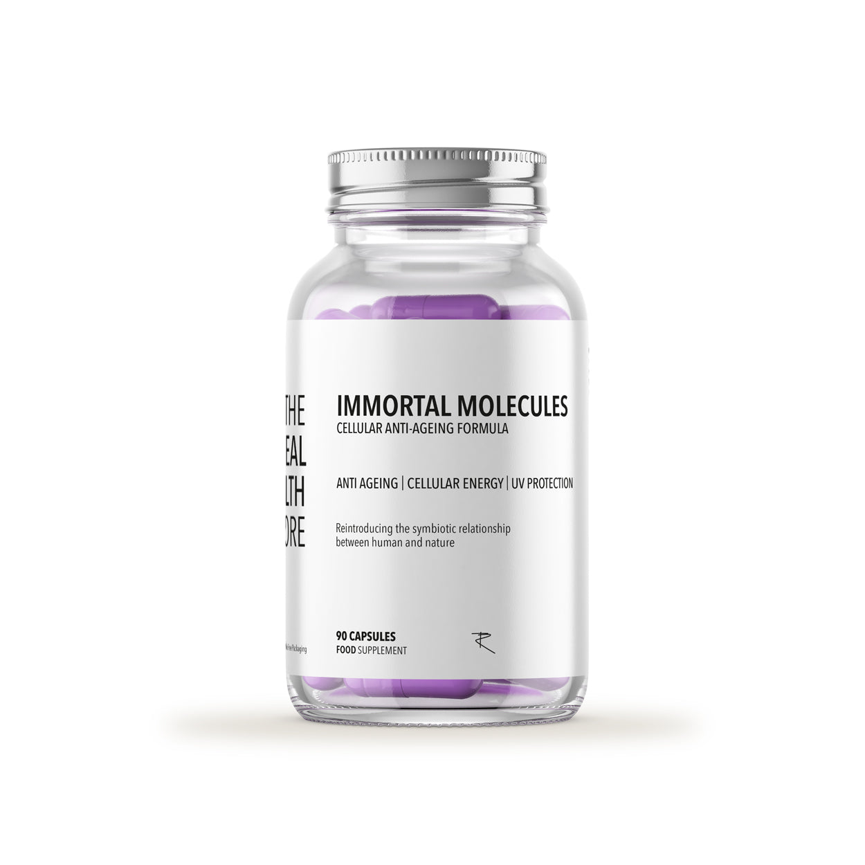 TRHS Immortal Molecules - Anti Aging, UV Cellular Protection, Ultimate Longevity - 90 Capsules
