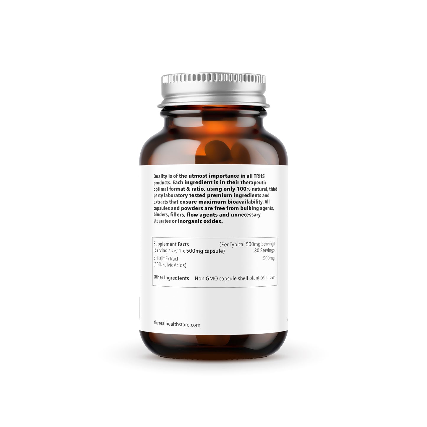 
                  
                    TRHS Shilajit Capsules, High Strength 50% Fulvic Acids - Boost energy - balance Hormones
                  
                