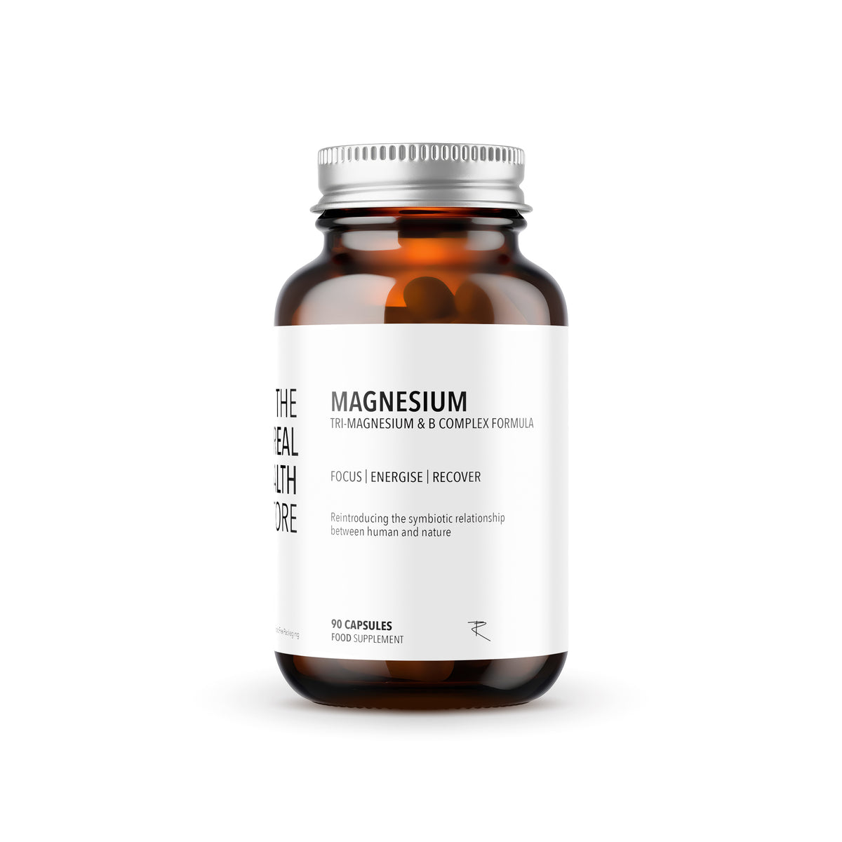 TRHS Magnesium & Methylated B Vitamin Complex Formula - 90 Capsules ...