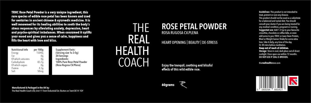 
                  
                    TRHS Rose Petal Powder (rosa rugosa cv.plena) - 60grams
                  
                