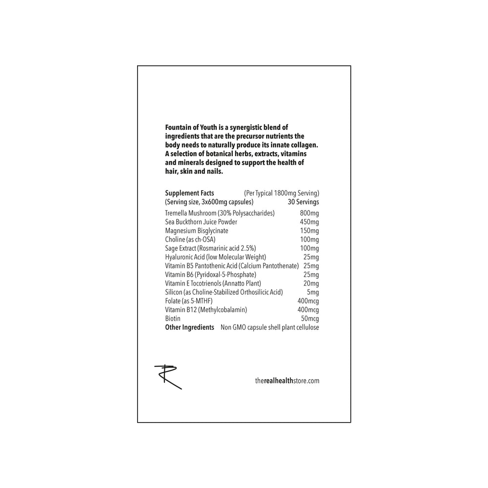 
                  
                    TRHS Fountain Of Youth - Collagen Building Formula - 90 Capsules
                  
                