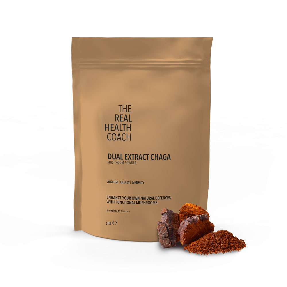 
                  
                    TRHS Dual Extract Wild Harvested Chaga Mushroom Powder - 60grams
                  
                