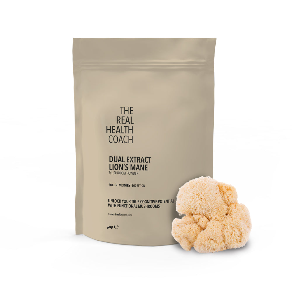 
                  
                    TRHS Dual Extract Lion's Mane Mushroom Powder - 60grams
                  
                